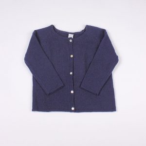 Navy Knitted Classic Cardigan