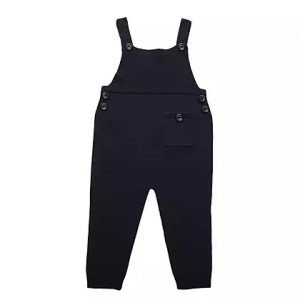 Louie Knitted Dungarees Navy