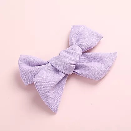 Lilac Bow Clip