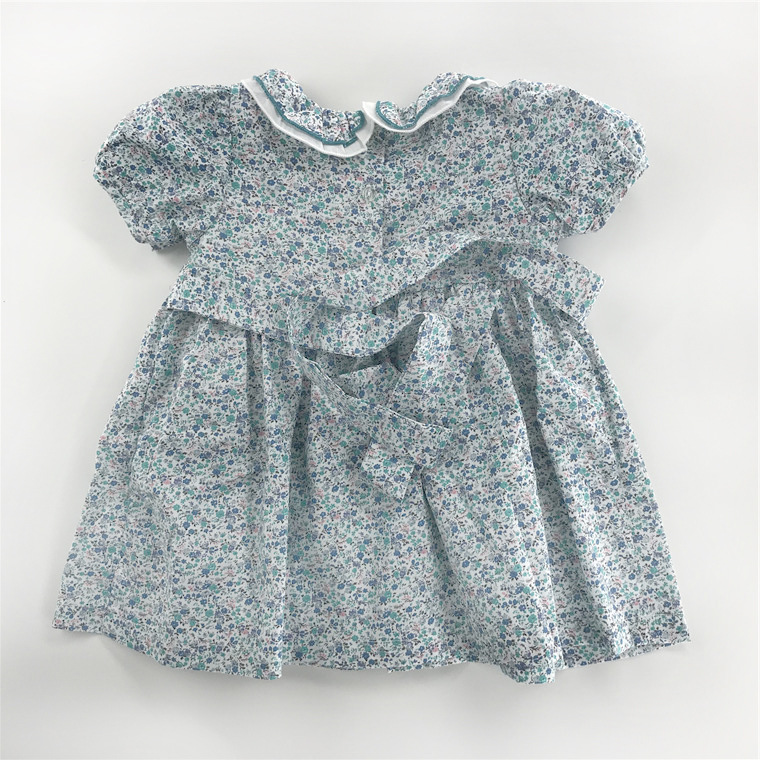Green Print Alice Smock Dress - Image 4
