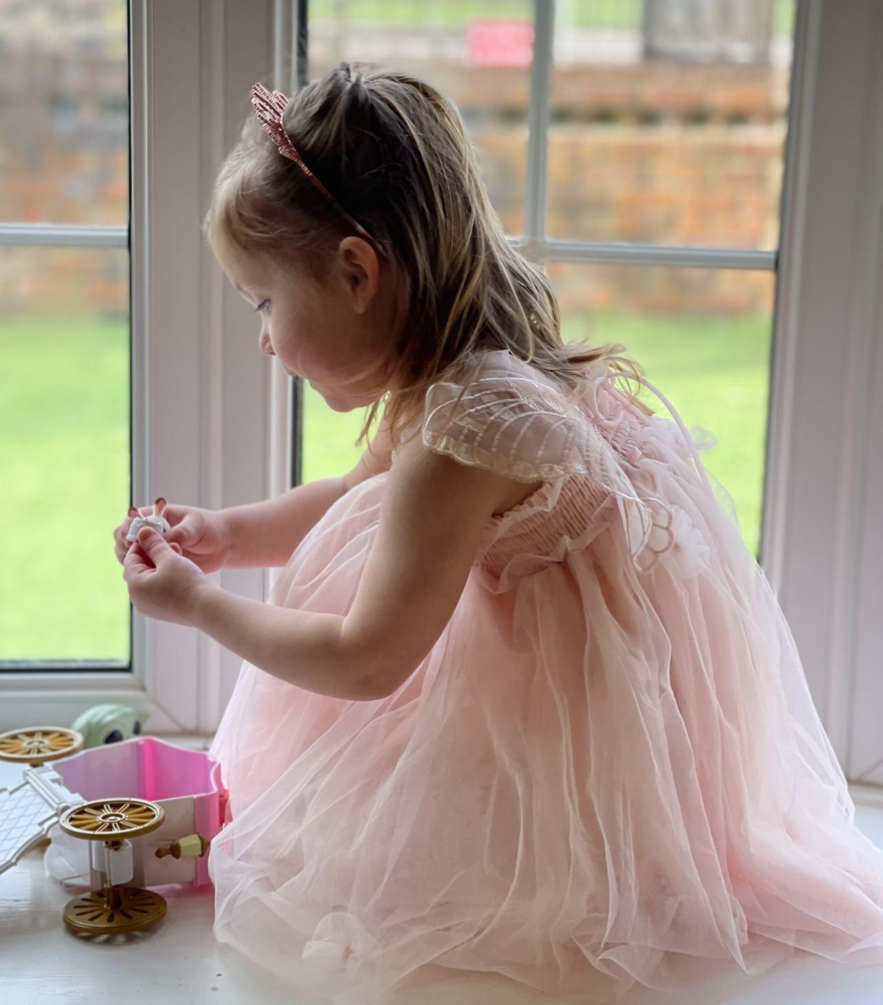 The Ophelia Dress in Peach - Image 2