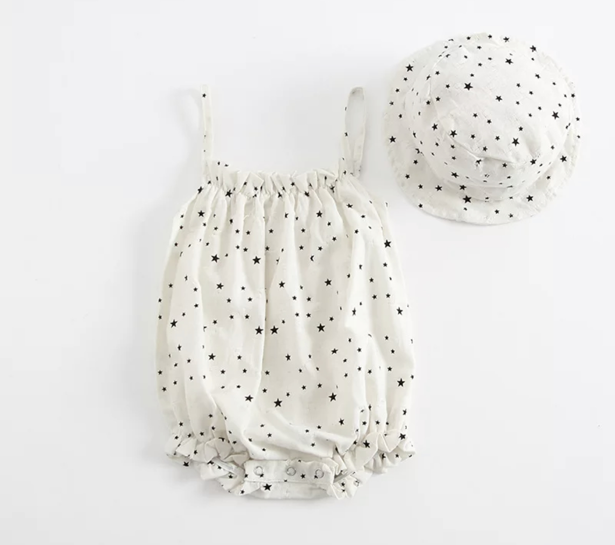 The Phoebe Romper In White