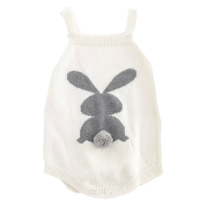 White Bunny Romper