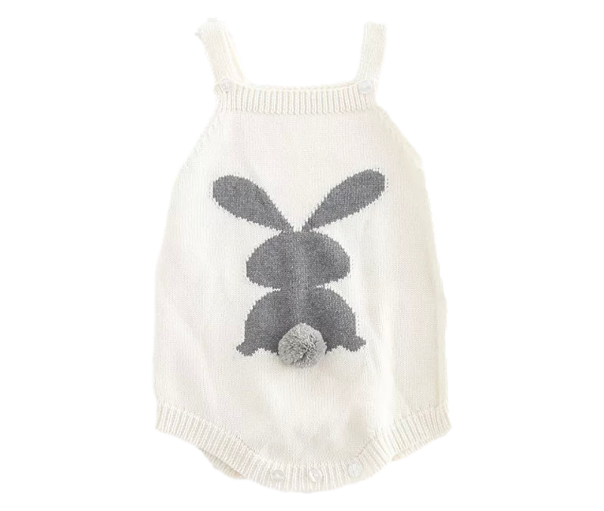 White Bunny Romper