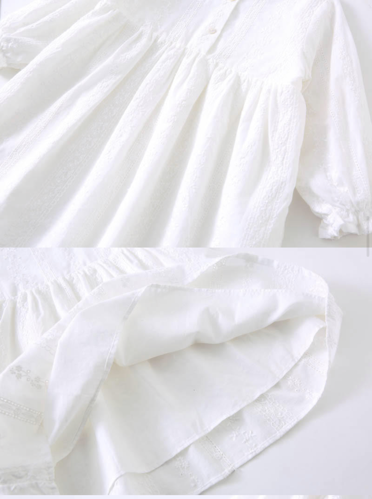 Cherie White Lace Dress - Image 6