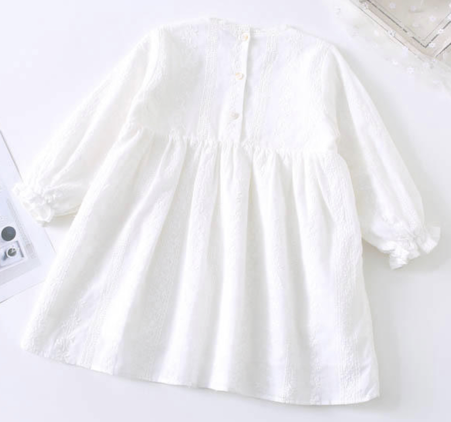 Cherie White Lace Dress - Image 3