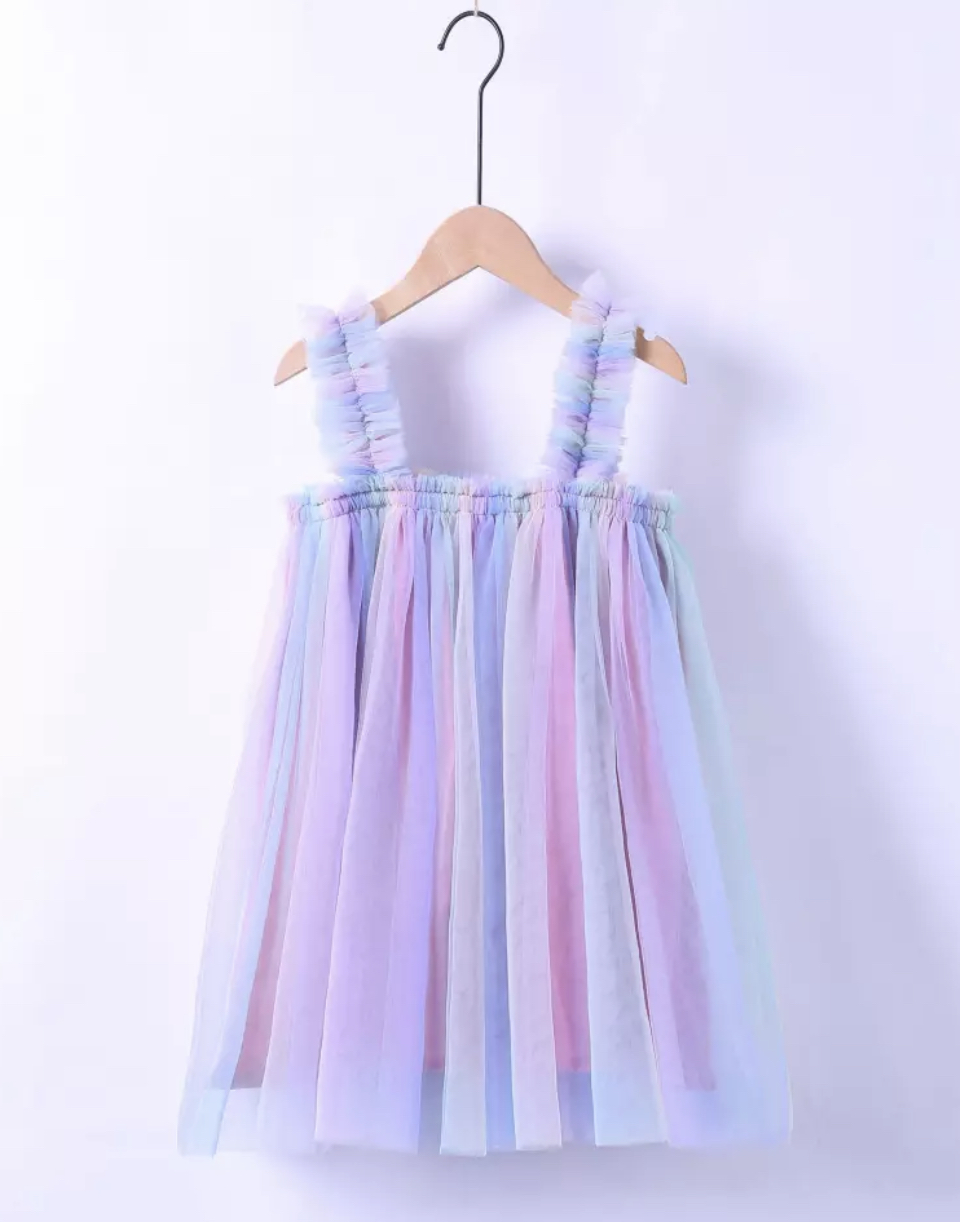 The Flavia Multicoloured Tutu Dress