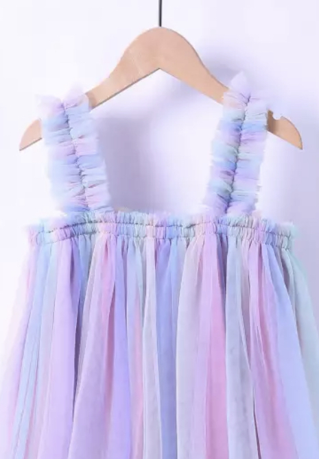 The Flavia Multicoloured Tutu Dress - Image 2