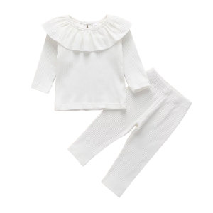 Collar Ribbed Loungewear