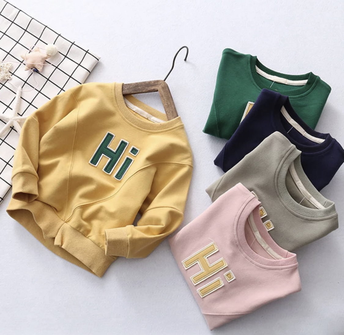 HI Slogan Crew Neck Jumper - Image 2