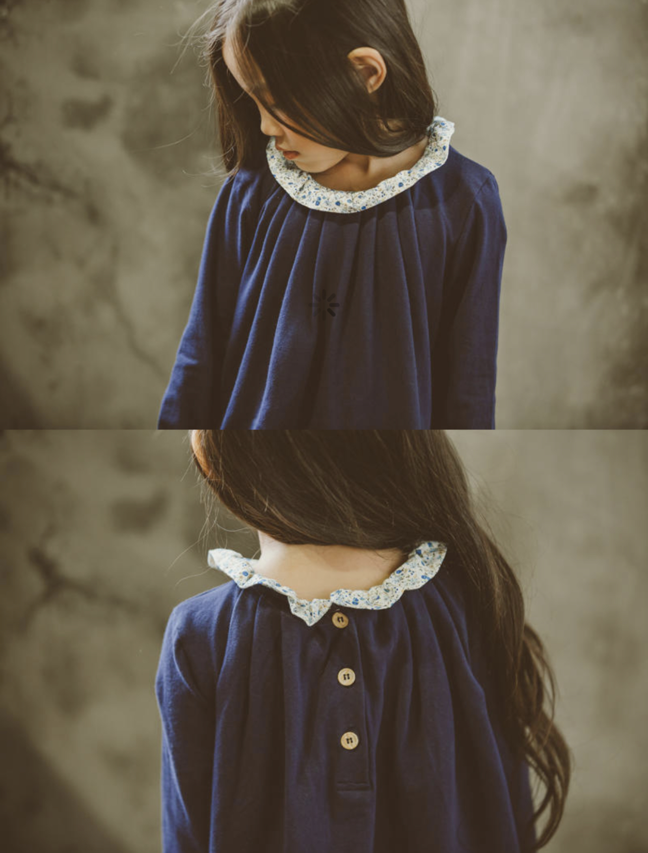 The Daphne Dress in Navy - Image 2