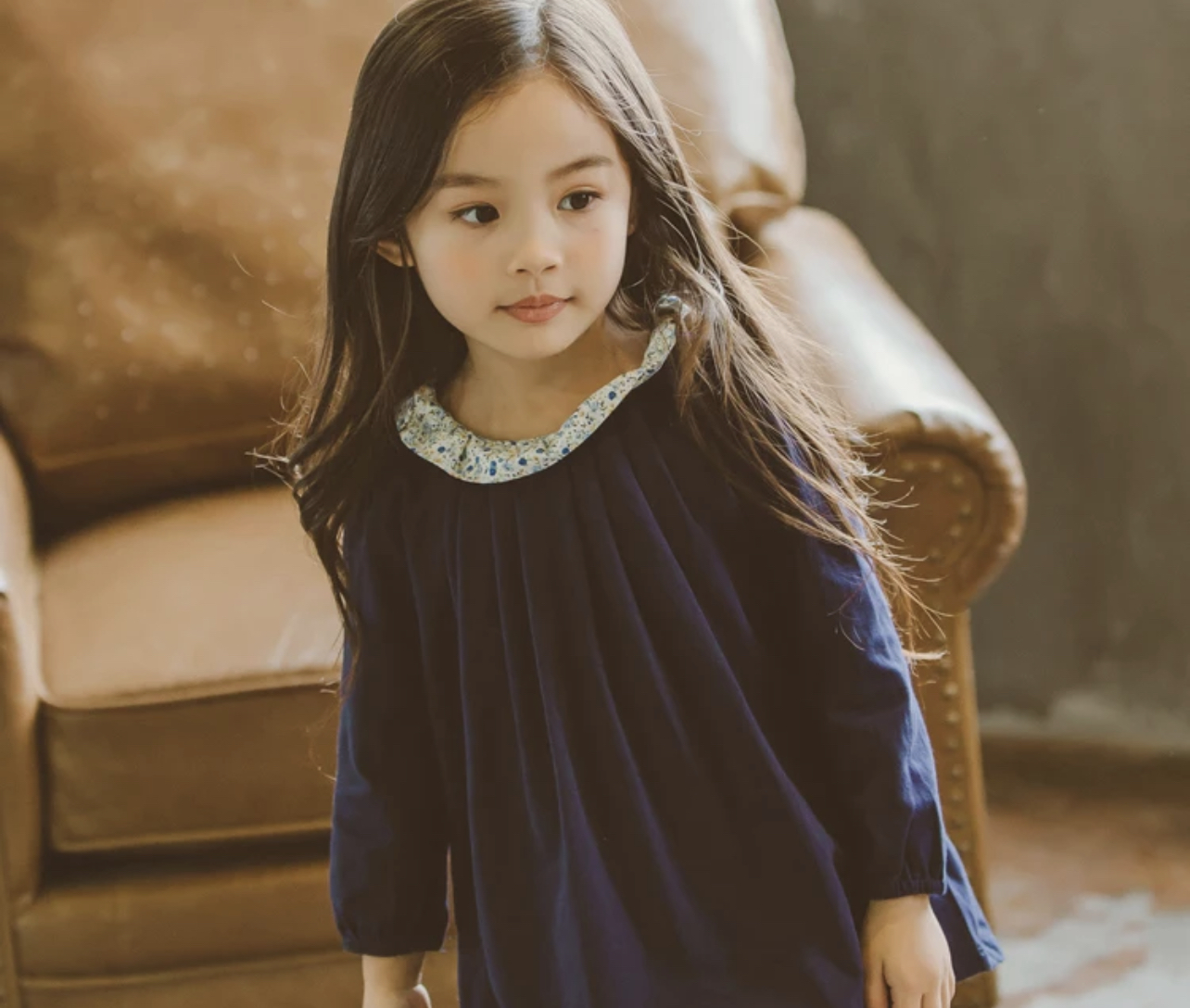 The Daphne Dress in Navy - Image 3