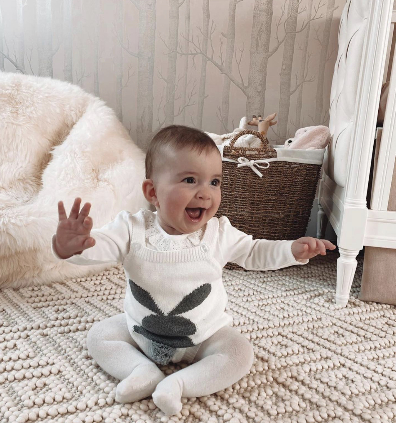 White Bunny Romper - Image 2