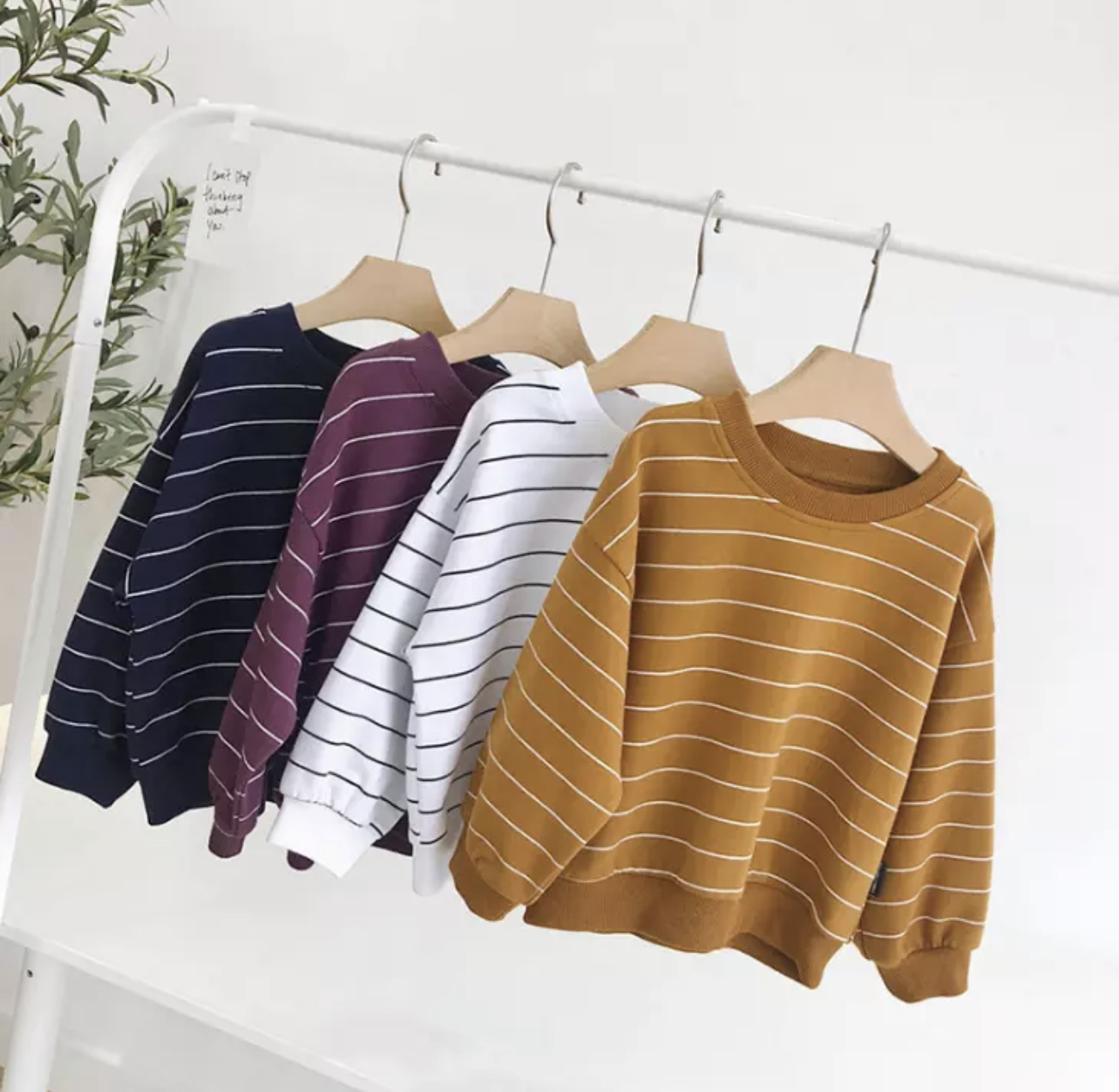 Striped Cotton Sweat