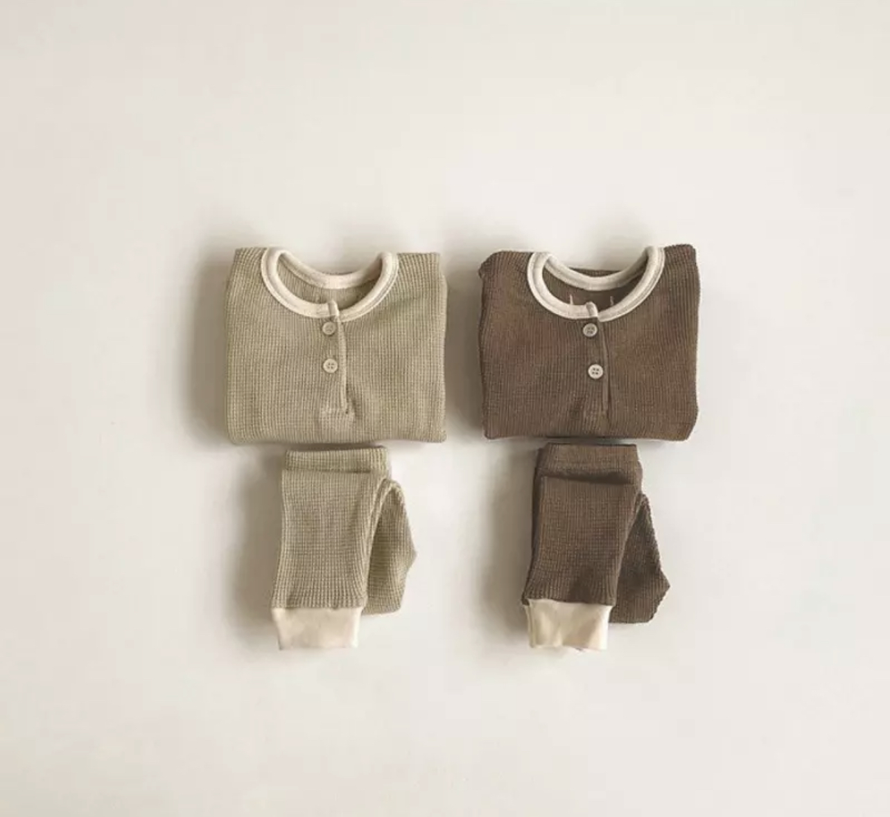 Cute Waffle 2 Piece Set (2 colours)