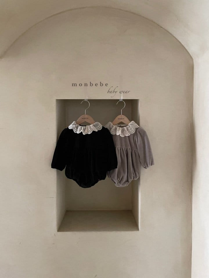 The Mono Velvet Dress in Grey - Image 5