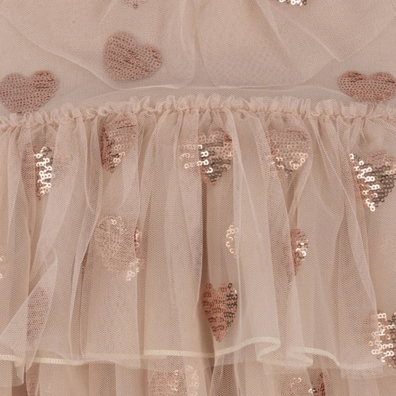 Gold Love Heart Tulle Party Dress - Image 10